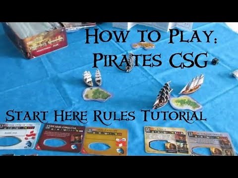 How to play Pirates Constructible Strategy Game Part 1: Start Here Rules Tutorial