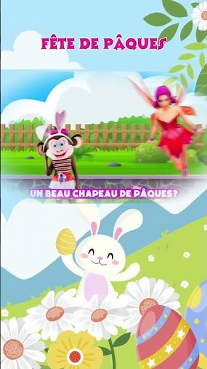 Pâques est là : chanson pour enfants à chanter en famille 🐇🎶 #shorts