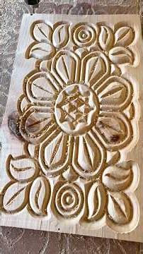ASMR CNC Carving That Turns Wood Into a 2.5D Masterpiece #woodworking #cncrouter #cnctools