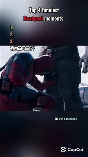 TOP 4 FUNNIRST DEADPOOL MOMENTS #deadpool #shorts #marvelstudios