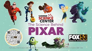 THE SCIENCE BEHIND PIXAR 離 Do you want to win a family pack of 4⃣ tickets to experience Pixar magic at Carnegie Science Center❓ SCAN THE QR CODE BELOW TO ENTER‼️ ⬇️⬇️⬇️ | Fox 53 Pittsburgh | Facebook