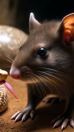 Mouse With Camera Enters a Snake Nest! 😱