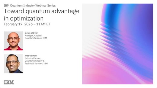The path to quantum advantage in optimization | Imed Othmani, PhD, C.M.C