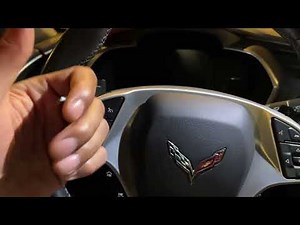 Chevrolet Corvette - How to turn On/Off the Headlights and High Beam Headlights￼