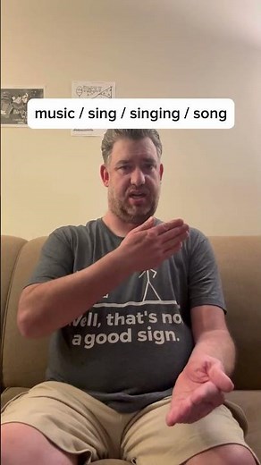 ASL sign for music / sing / singing / song /Learn ASL