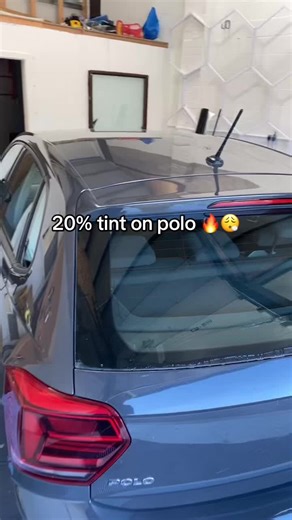 20% Window Tint on a VW Polo