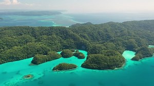 Aerial View Rock Islands Chelbacheb Ngeruktabel Stock Footage Video (100% Royalty-free) 1023341737 | Shutterstock