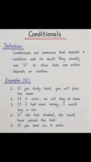 Conditionals