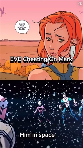 Dark Passenger 💉🛥️🩸 on Instagram: "Atom eve cheating on mark while he fights for his life in space ( this post is ment to be a joke ) saved and follow for more on #invincible"