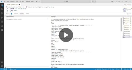 #java #studentresultsystem #miniproject #programming #softwaredevelopment #learningjourney | Gagana Sindhu Nakka