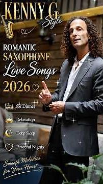 Kenny G Style 🎷 Romantic Saxophone Love Songs for Dinner, Relaxation, Deep Sleep & Peaceful Nights