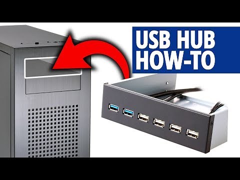 How to install a Front Panel USB3 Hub
