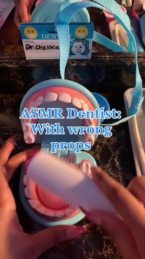 Teeth Cleaning Roleplay with ASMR Dentist and Wrong Props