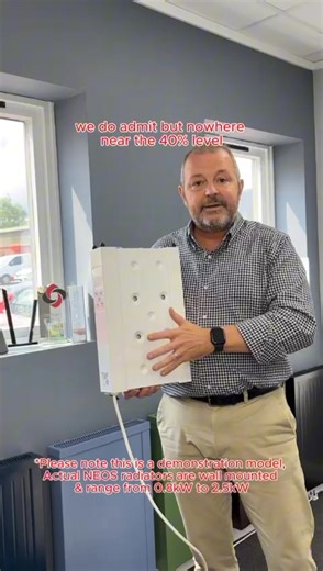 49K views · 699 reactions |  Wasted Energy = Wasted Money The secret to saving? It’s all about USEABLE warmth. Watch as Scott demonstrates how the NEOS electric radiator delivers better comfort, without the energy waste.  Curious how it all works? Download your FREE heating guide and see why NEOS is the smarter, more efficient way to heat your home.  Tap “Learn More” to get your guide today. | Trust Electric Heating | Facebook