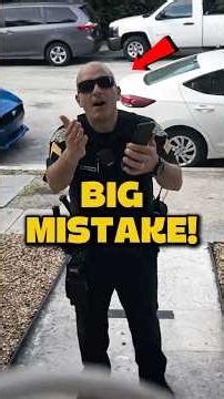 This Cop’s Ego Just COST Him BIG Lawsuit!