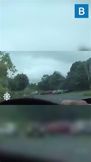 This is the moment a drug driver led police on a vehicle chase through north Wiltshire before heading back on the M4 towards Chippenham Eventually coming to a stop in Hullavington airfield having caused extensive damage to multiple vehicles Jason Maddocks, 36, of Portmead Place, Blaenymaes, Swansea, was jailed on Friday, November 14 | Bristol.Live