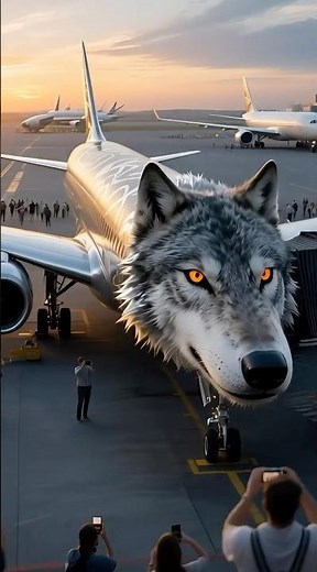 🐺 The Wolf Aircraft — When the Wild Meets the Sky! | Cinematic AI Plane Design #aiart #aviation