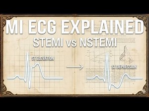 ECG in Myocardial Infarction Explained | STEMI vs NSTEMI