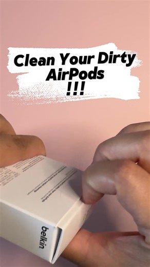 If you're an **AirPod Pro** user, you need to check this out! This **cleaning kit** from **Belkin** is specifically designed to clean the entire interior of your AirPod Pro. It comes with a **brush** to get into those tiny holes and a **solution** to clean up the rest. It's really easy and straightforward to use. There's a link right here to get the cleaning kit, but it's **only available** for a **limited time**, so don't miss out! #apple #cleantok #musictok #cleaning #accessories #clean