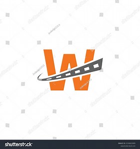 W Letter Road Creative Logo Design Stock Vector (Royalty Free) 2150615995 | Shutterstock