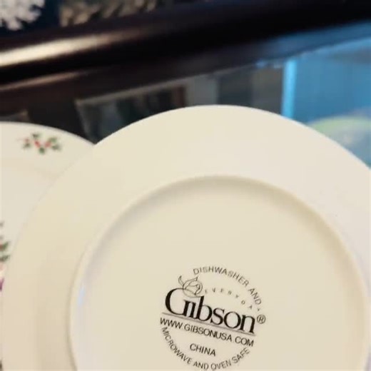 Vintage Gibson Christmas Tree Dinnerware Set – Holiday Ceramic Plates (set of 8) - Etsy