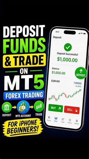 How To Deposit Funds Into Forex broker and Trade On MT5 📊💰#shorts