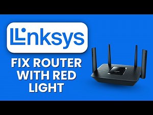 How to Fix Linksys Router Red Light 🔴 Troubleshoot & Restore Internet Connection Fast