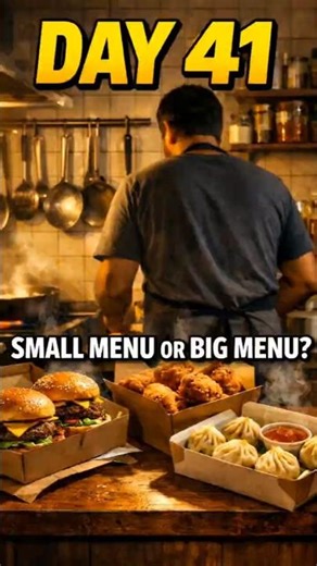 Day 41 | Big Menu = Big Mistake? Cloud Kitchen Tips