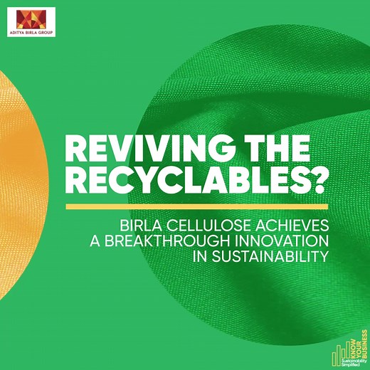 10K views · 214 reactions | Imagine a fabric that could cut down waste! Birla Cellulose's Liva Reviva is made from pre-consumer cotton fabric waste, feedstock, and reuses 20% textile waste that ensures circularity in the textile industry. #BirlaCellulose #Liva #LivaReviva #BigOnSustainability #BigInYourLife #AdityaBirlaGroup | Aditya Birla Group | Facebook