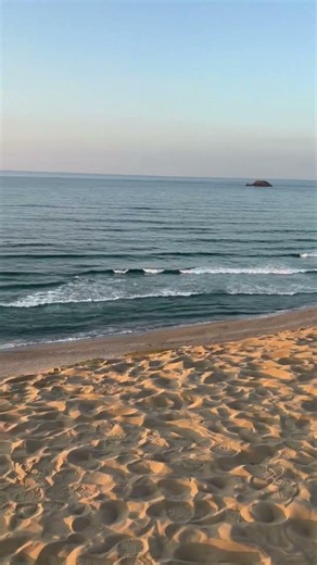 鳥取砂丘で見た綺麗な夕日と海に感動した🥺