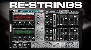 Re-String string machine instrument for Reason by GForce Software