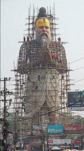 प्रेमानंद महाराज जी की मूर्ति” #parmanandji #shorts