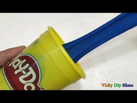 How to make Slime with Play Doh! No Glue, MUST WATCH