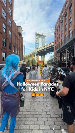 Little Kid Big City NEW YORK on Instagram: "Halloween Parades for Kids in NYC: Dumboween 🎃 Happy Halloween! While the world famous Village Halloween Parade may get all the attention, the real magic is in NYC’s neighborhood processions. There are so many wonderful neighborhood Halloween parades across NYC, today we’re spotlighting Dumboween — the beloved family-friendly annual celebration that takes place in Dumbo, Brooklyn. The March to the Arch kicks off at 4pm along car-free Washington