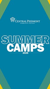 1.2K views · 22 reactions | Summer Camps at Central Piedmont are the perfect place for your camper to fuel their passion and ignite their summer! | Central Piedmont Community College | Facebook