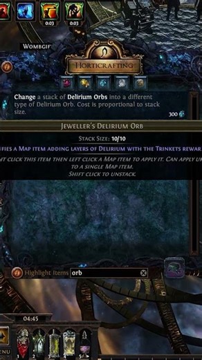 How to Convert DELIRIUM ORBS!