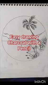 Nature Scenery Drawing with Only a Pencil | Shorts”