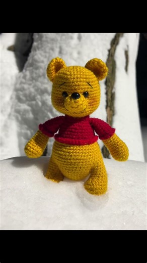 Winnie Pooh amigurumi #crochet #amigurumis#storm #tiempolibre