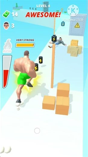 I became bodybuilder running gameplay #shorts