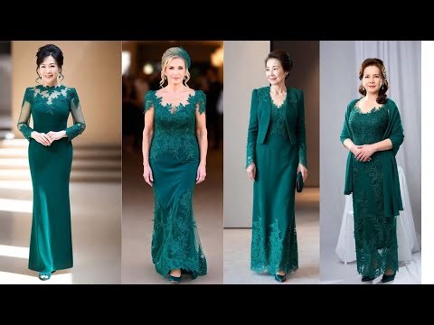 Deep Teal Green Mother Of The Bride Dresses 2026/ Timeless, Elegant & Powerful Weeding Dresses