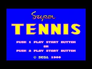 Super Tennis (Sega Master System) Longplay