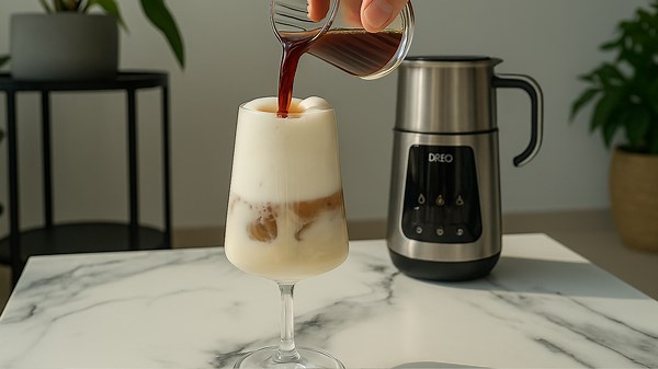 Iced Coffee ASMR ☕❄️ | Satisfying Pour & Froth Sounds for Chill Mornings