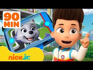 Ryder Calls PAW Patrol Pups to the Lookout Tower! #13 w/ Everest | 90 Minutes | Nick Jr. - Videos For Kids