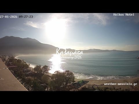 🐻‍❄️ 27-January-2026, Κάμερα Παραλία Καλαμάτας Timelapse, Timelapses.gr 🇬🇷