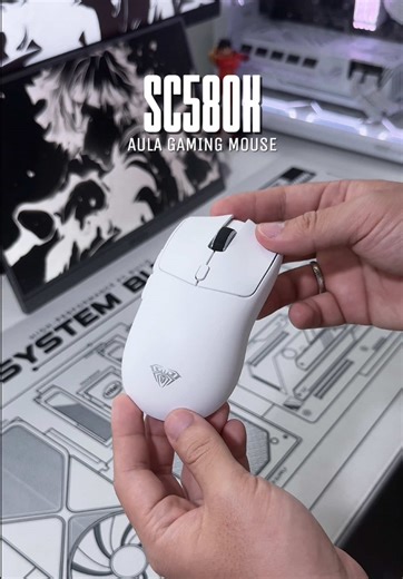 If you’re looking for a mouse that feels as good as it looks, the AULA SC580X is a fantastic choice. It has a comfortable ergonomic shape that fits naturally in your hand, making long gaming sessions or workdays easy and strain free. With adjustable DPI settings up to 7200 DPI, you can quickly change sensitivity to match your play style or daily tasks. It also features a precise optical sensor for smooth and accurate tracking, six responsive buttons for added control, vibrant RGB lighting to enh