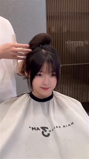 The Power of the Perfect Fringe! ✨ | Hair Transformation #Shorts