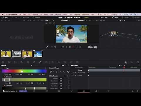 Cambiar fondo de partalla en 2 minutos en (DAVINCI RESOLVE)