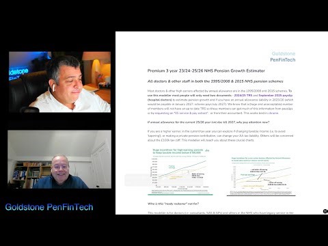 Goldstone PenFinTech modeller pre-launch