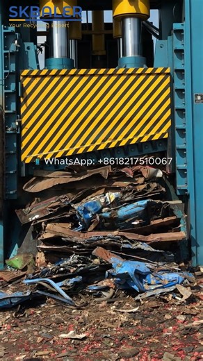 Multi-Layer Scrap Shearing Power | Metal Scrap Shear