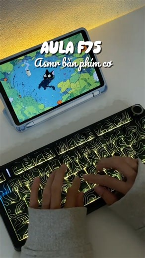 Asmr âm thanh gõ phím cơ Aula F75 siêu mê #aula #aulaf75 #banphimco #review #gamminggear | TechGear Bóc Tem | Facebook